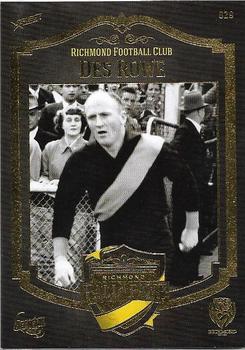 2013 Richmond Hall of Fame and Immortal Trading Card Collection #29 Des Rowe Front